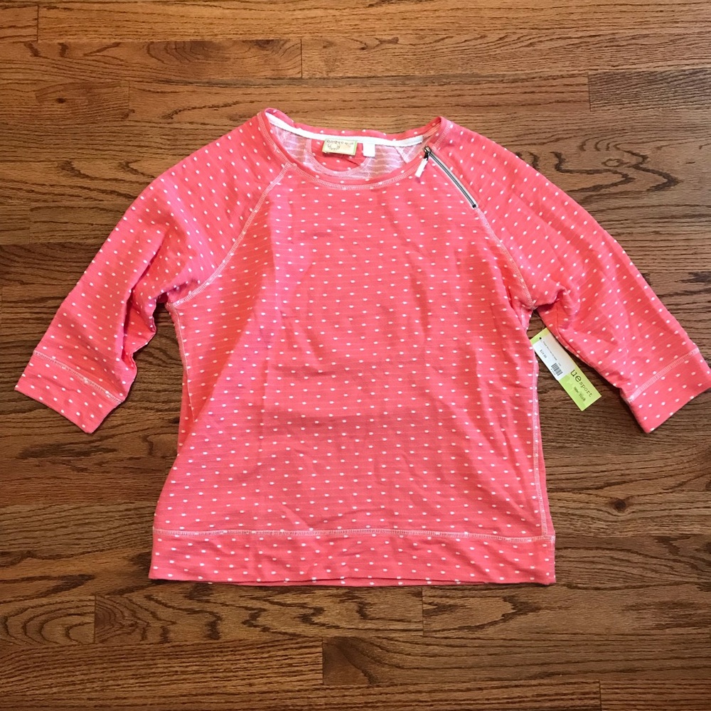 NWT Pink Polka Dot Sweater
